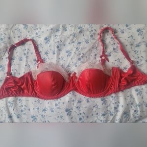 L'Agent by Agent Provocateur Satin + Lace Bra
